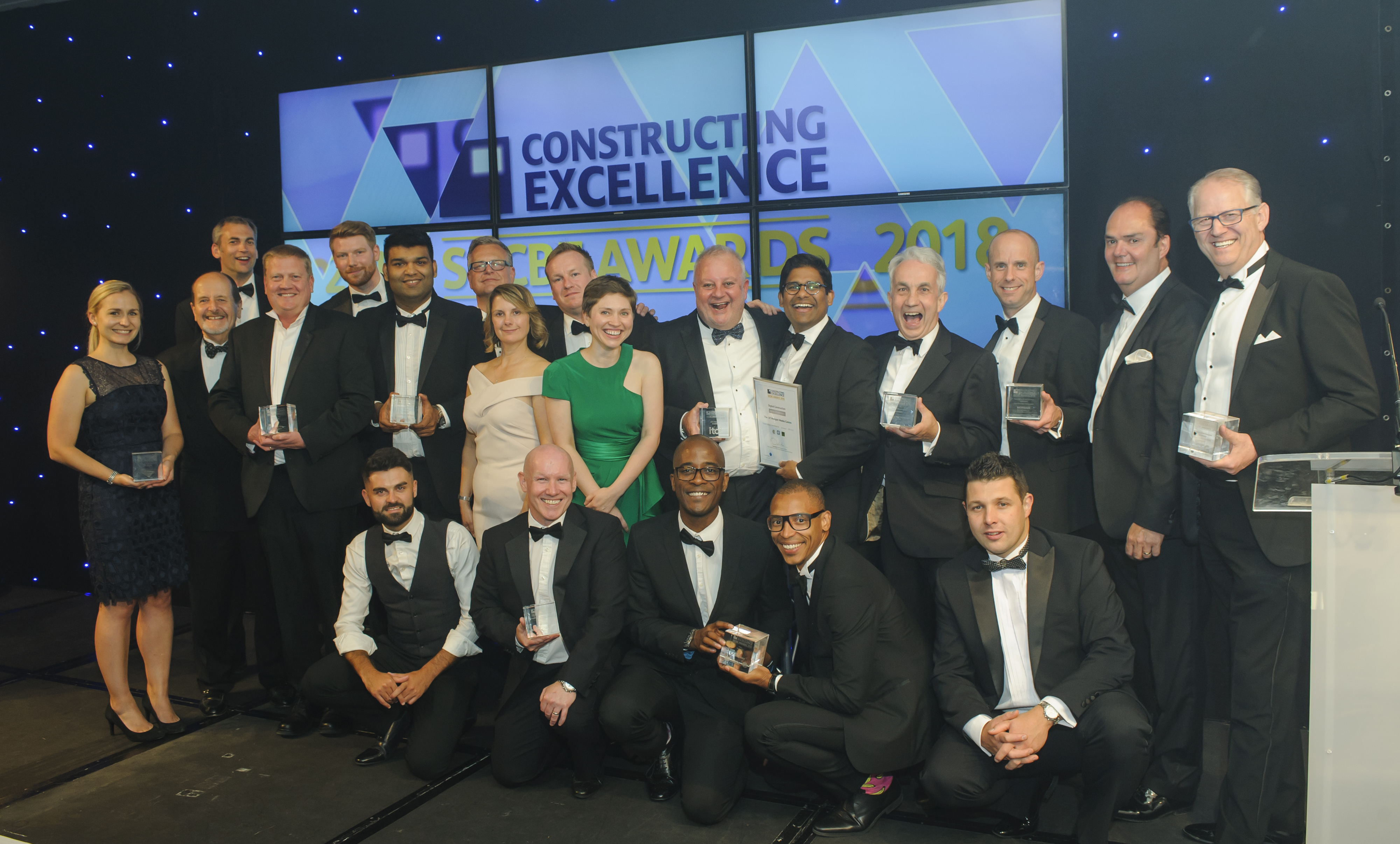 Winners of the London and South-East awards: Constructing Excellence SECBE Awards.